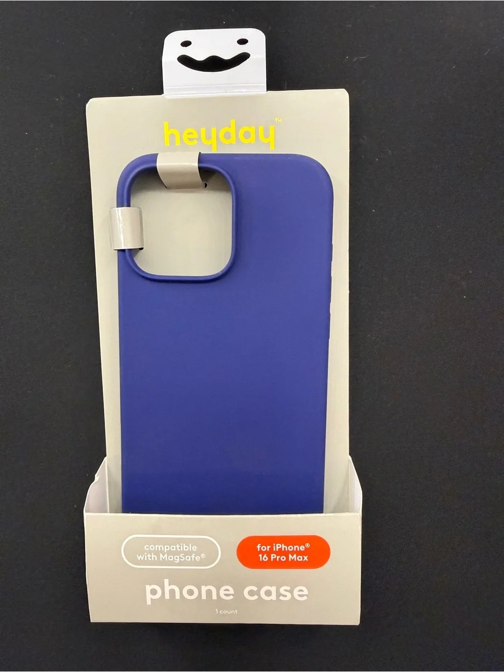 Apple iPhone 16 Pro Max Silicone Case for MagSafe - heyday - Blue  Soft Touch